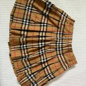 Plaid Tan Skirt